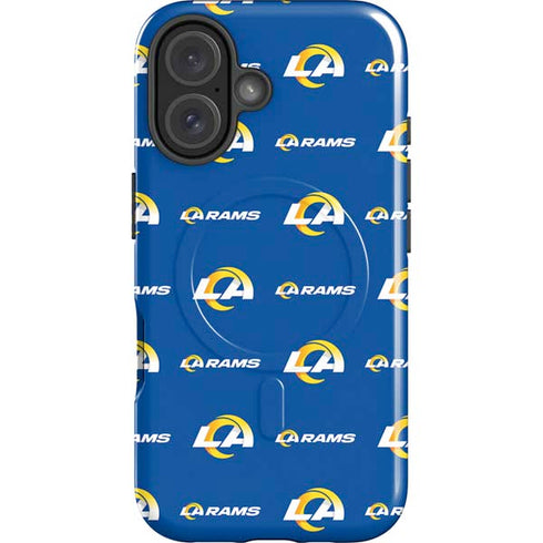 NFL Los Angeles Rams Blitz Series iPhone 16 Plus Magsafe Impact Case